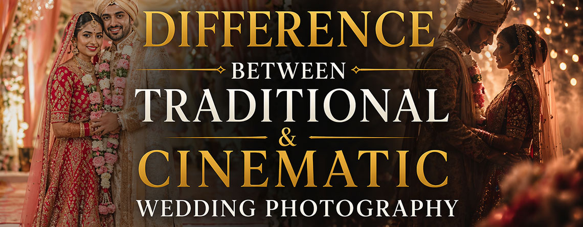 Difference Between Traditional & Cinematic Wedding Photography