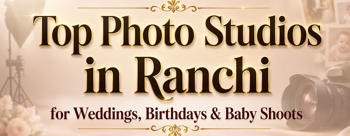 Top Photo Studios in Ranchi for Weddings, Birthdays & Baby Shoots
