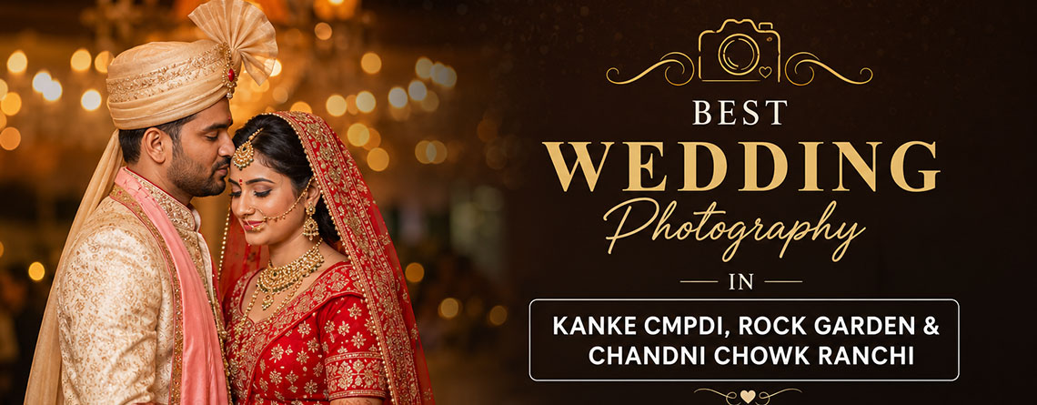 Best Wedding Photography in Kanke CMPDI, Rock Garden & Chandni Chowk Ranchi