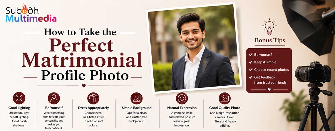 How to Take the Perfect Matrimonial Profile Photo