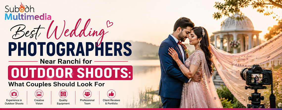 Best Wedding Photographers Near Ranchi for Outdoor Shoots