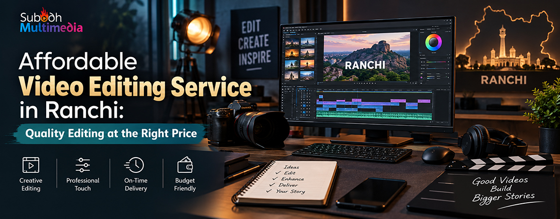 Affordable Video Editing Service in Ranchi: Quality Editing at the Right Price