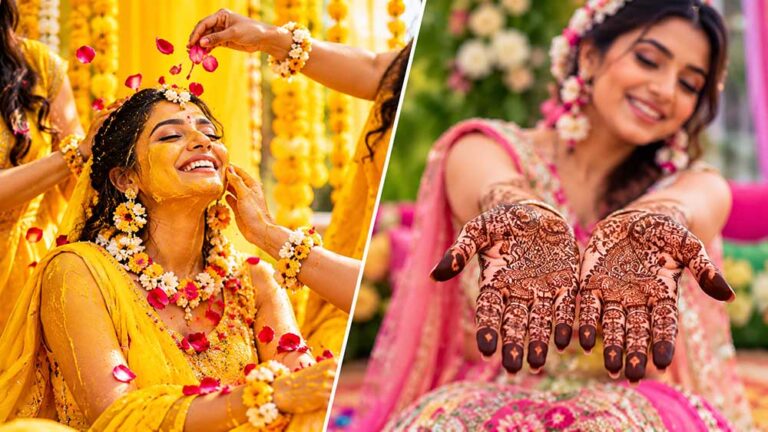 Haldi and mehendi celebration photography in Ranchi